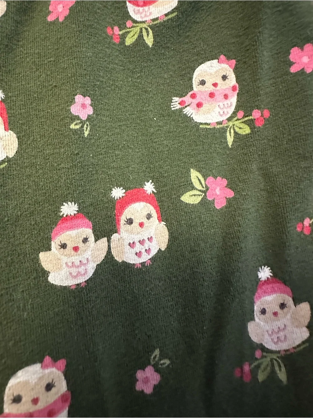 🦉 Vintage Gymboree Owl Holiday Top & Leggings Set 12-18M Christmas EUC